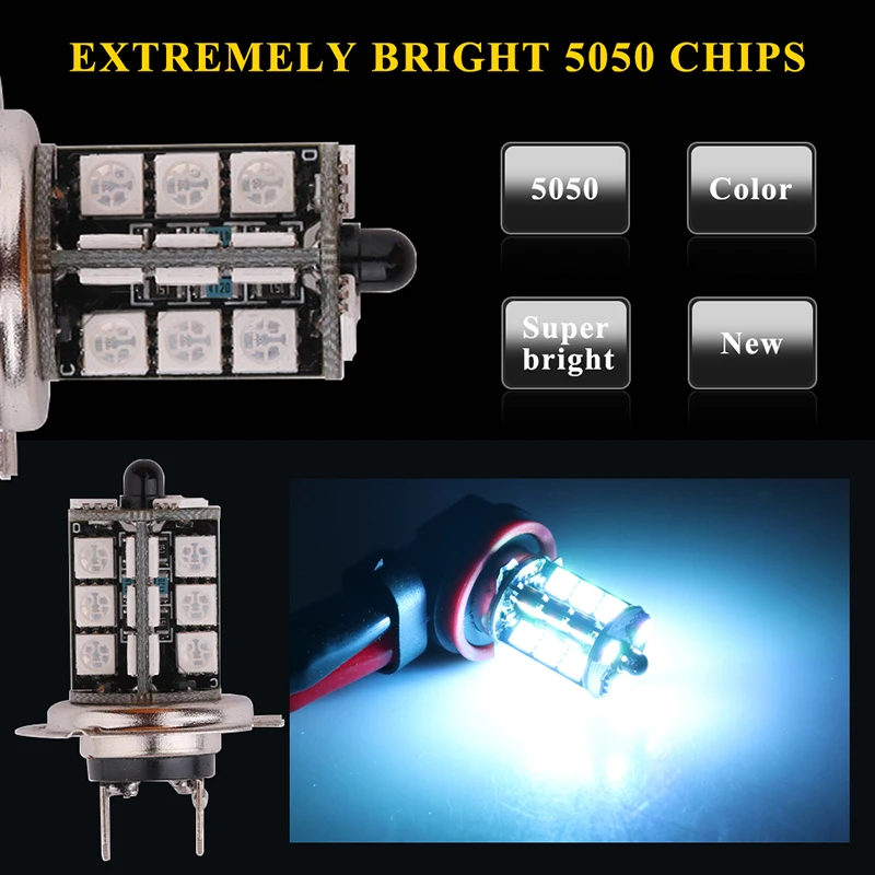 2pcs 881 LED RGB 5050 Chip 880 - Sos Light Strobe ulasan dan harga