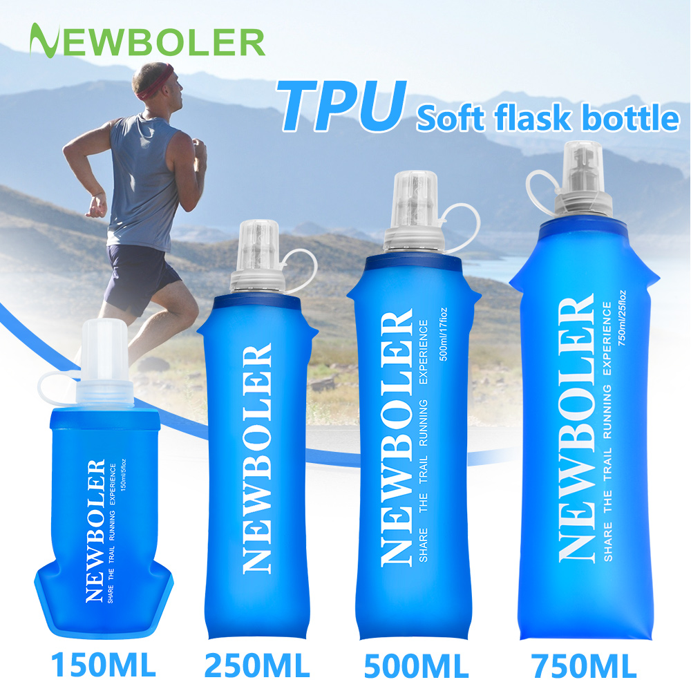 250/500/750ML Water Bottle TPU - Water Bag Collapsible ulasan dan harga
