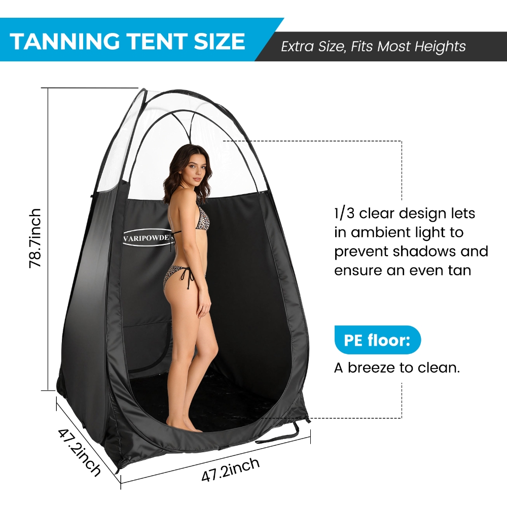 Black Spray Tanning Tent Porta - Emergency Mylar Tent ulasan dan harga