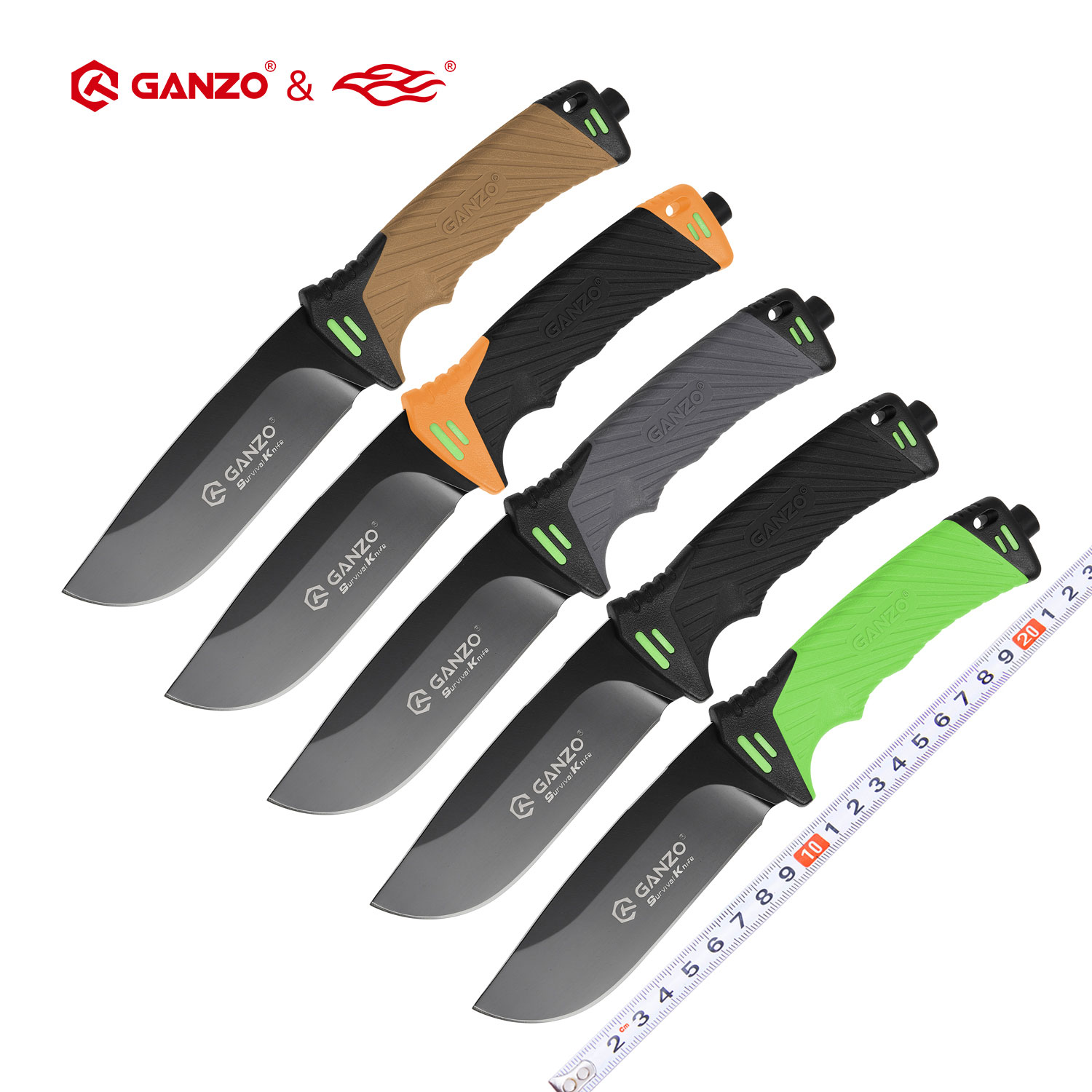 Ganzo G8012 Knife Fixed Blade  - Bushcraft Knife Fixed ulasan dan harga