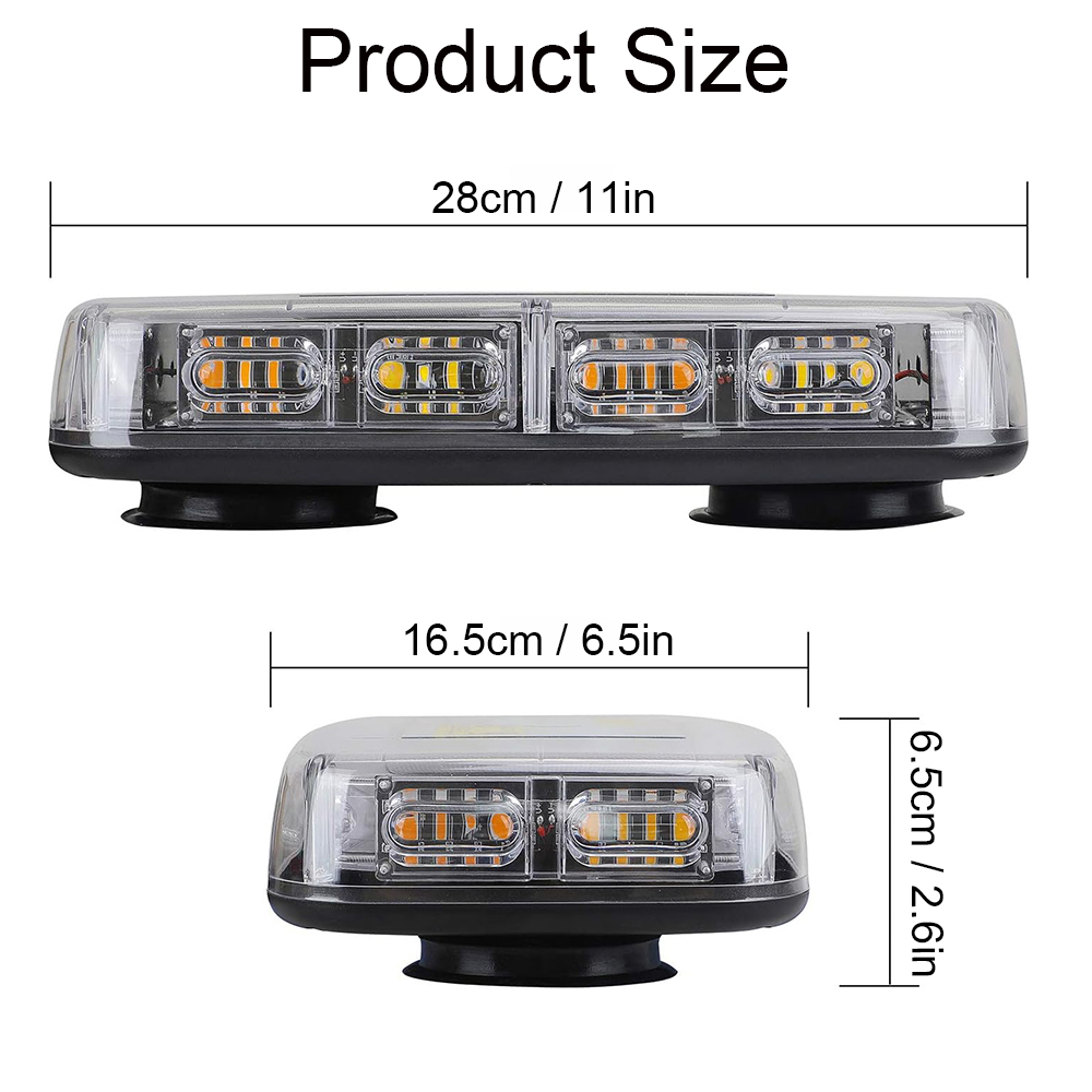 48 LED Amber Car Roof Strobe L - Sos Light Strobe ulasan dan harga