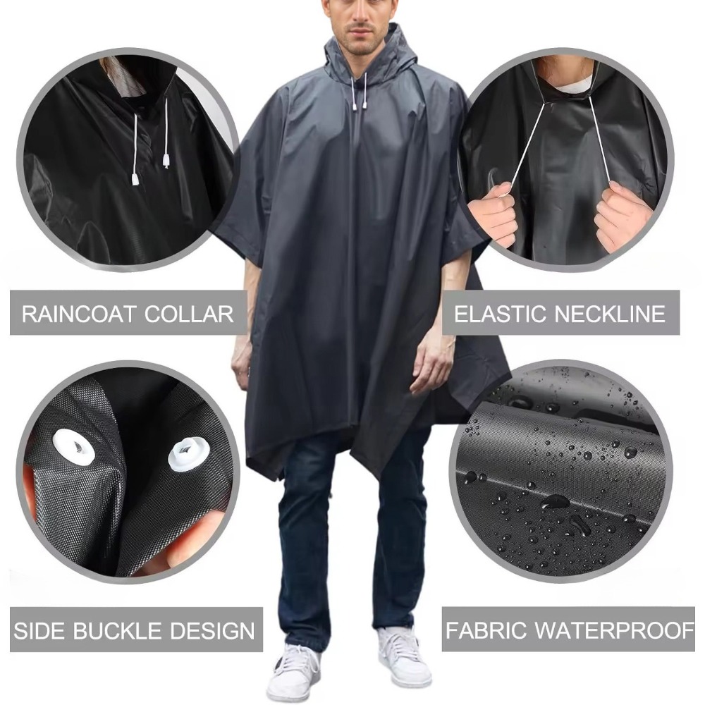 3 in 1 Waterproof Rain Poncho  - Emergency Poncho Rain ulasan dan harga