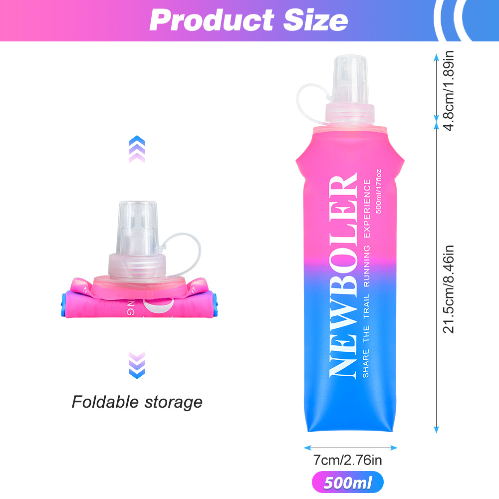 NEWBOLER Water Bottle Folding  - Water Bag Collapsible ulasan dan harga