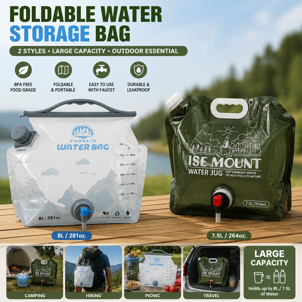 8L Large Capacity Outdoor Fold - Water Bag Collapsible ulasan dan harga