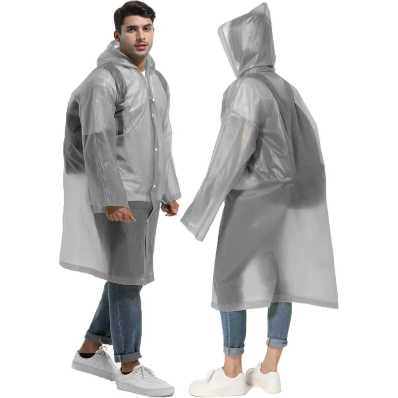 Disposable Adults Reusable Rai - Emergency Poncho Rain ulasan dan harga