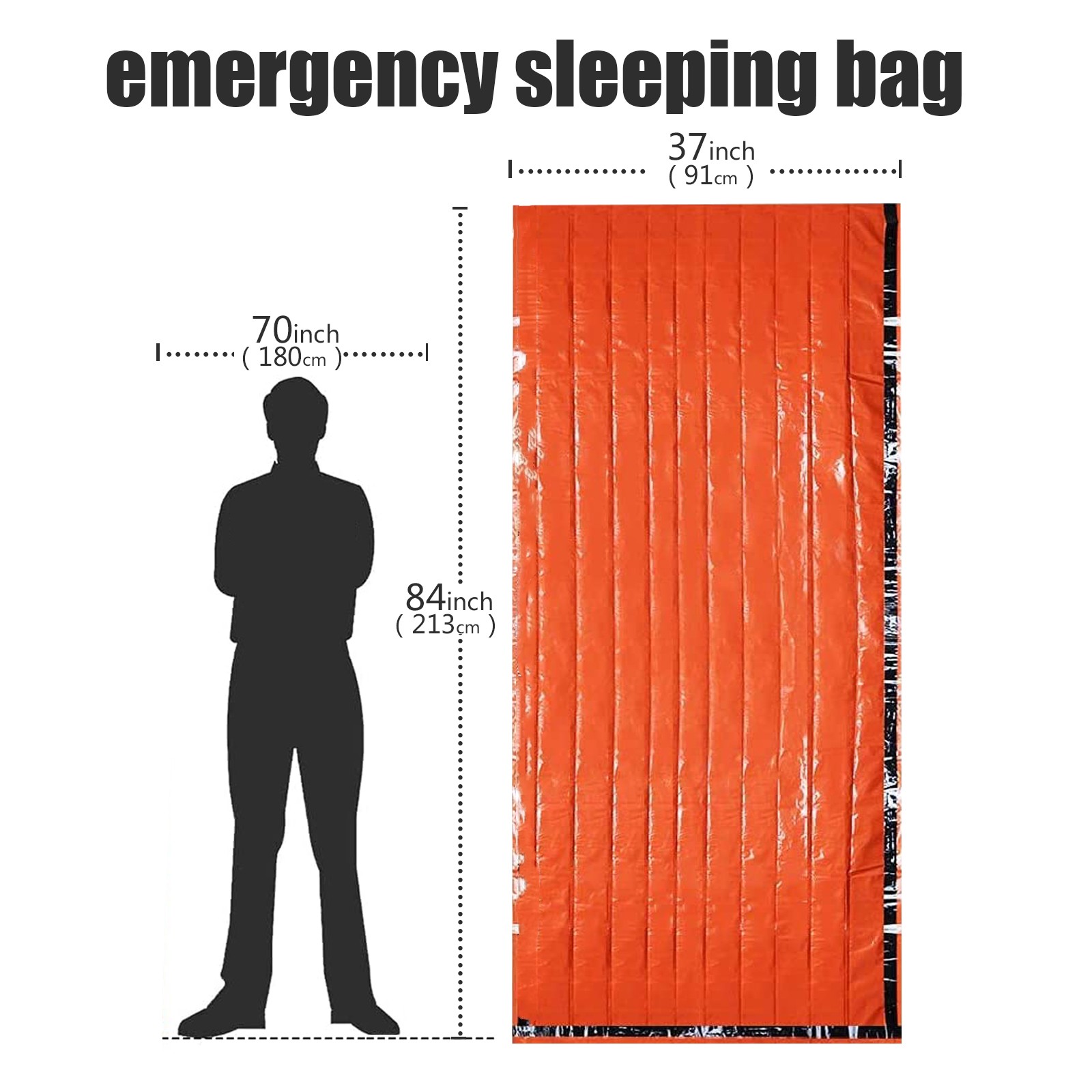 Emergency Sleeping Bag, Mylar  - Emergency Mylar Tent ulasan dan harga