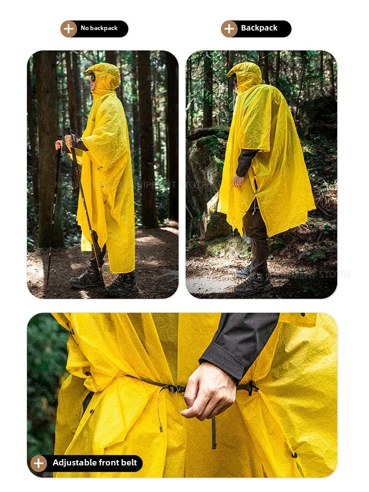 15D/210T Raincoat Waterproof R - Emergency Poncho Rain ulasan dan harga